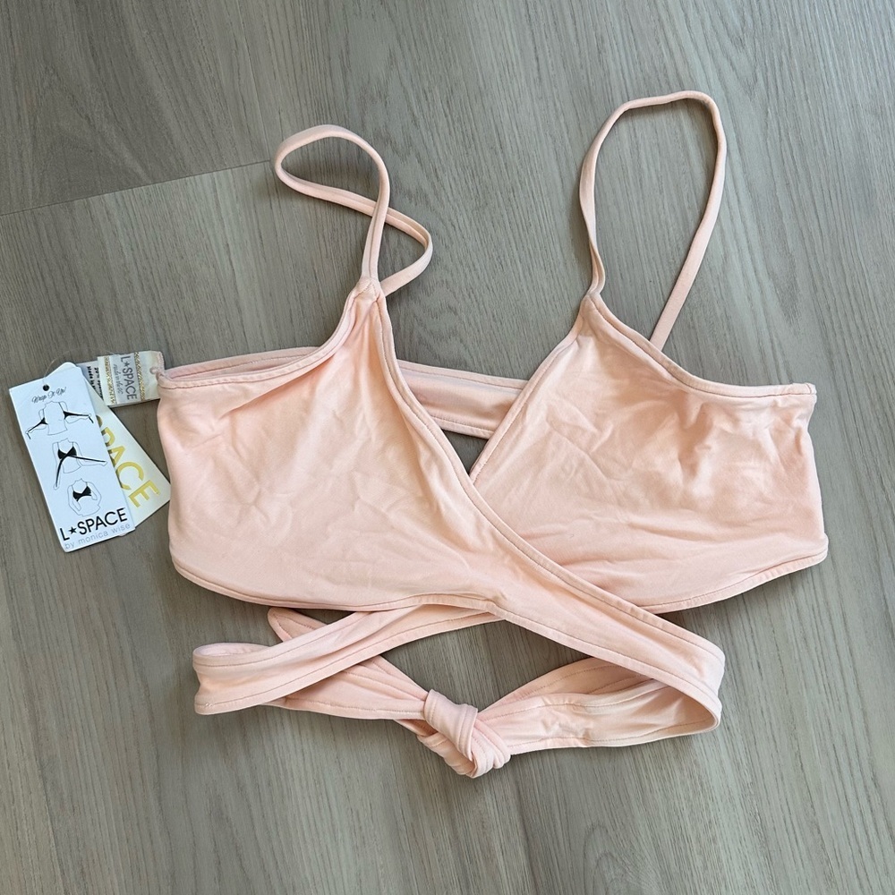 L*Space Chloe Wrap Bikini Top | Color: CRS​​